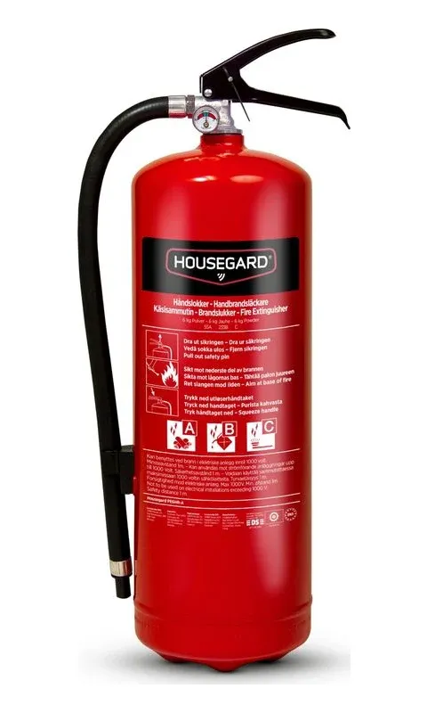 Housegard brandsläckare pulver 6 kg