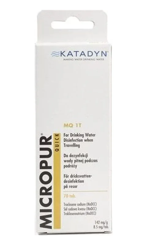 Katadyn Micropur Quick MQ 1T, 70 tabletter